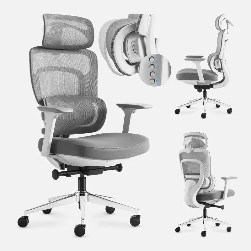 Visioner 6.1 Grey Office Chair with Massage 11
