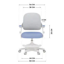 Mark Adler Junior 4.3 Children's Office Chair Blue-Grey – view 13