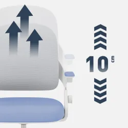 Mark Adler Junior 4.3 Children's Office Chair Blue-Grey – view 14