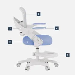 Mark Adler Junior 4.3 Children's Office Chair Blue-Grey – view 15