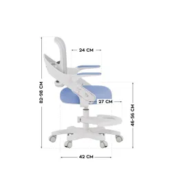 Mark Adler Junior 4.3 Children's Office Chair Blue-Grey – view 17