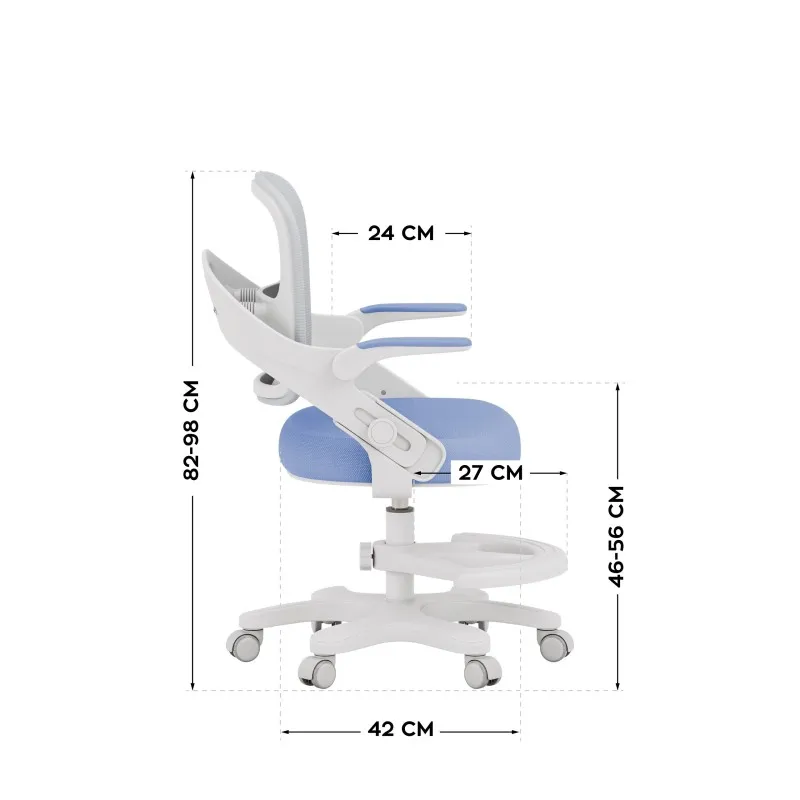 Mark Adler Junior 4.3 Children's Office Chair Blue-Grey – view 17