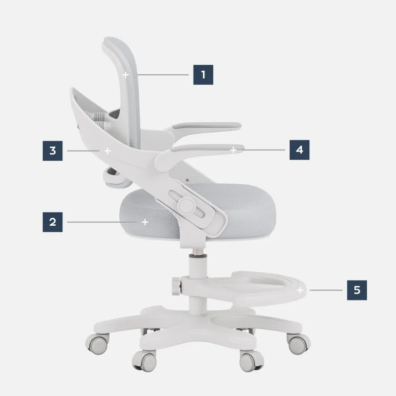 Mark Adler Junior 4.3 Grey Children's Office Chair – view 15