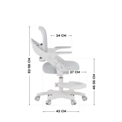 Mark Adler Junior 4.3 Grey Children's Office Chair – view 17