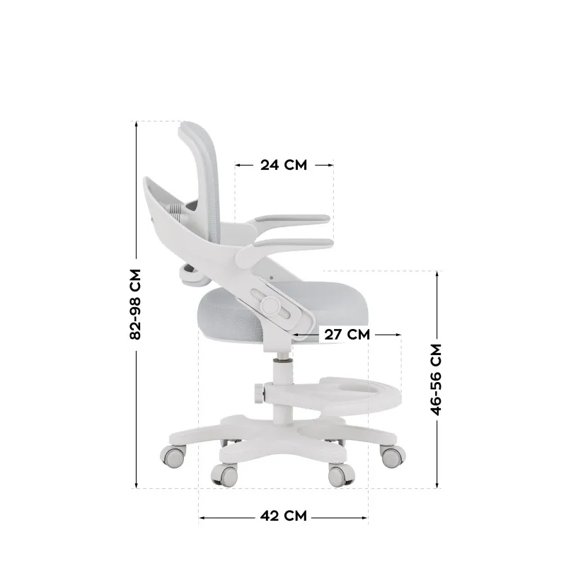 Mark Adler Junior 4.3 Grey Children's Office Chair – view 17