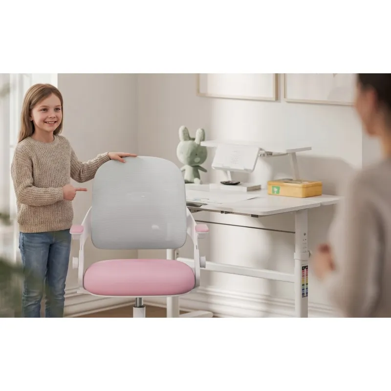 Mark Adler Junior 4.3 Office Chair for Children Pink-Grey – view 4