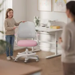 Mark Adler Junior 4.3 Office Chair for Children Pink-Grey – view 6