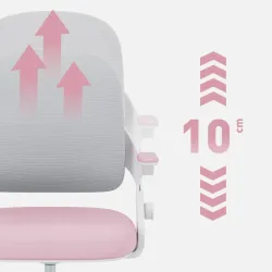 Mark Adler Junior 4.3 Office Chair for Children Pink-Grey – view 15