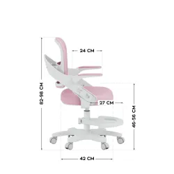 Mark Adler Junior 4.3 Pink Kids Gaming Chair – view 8