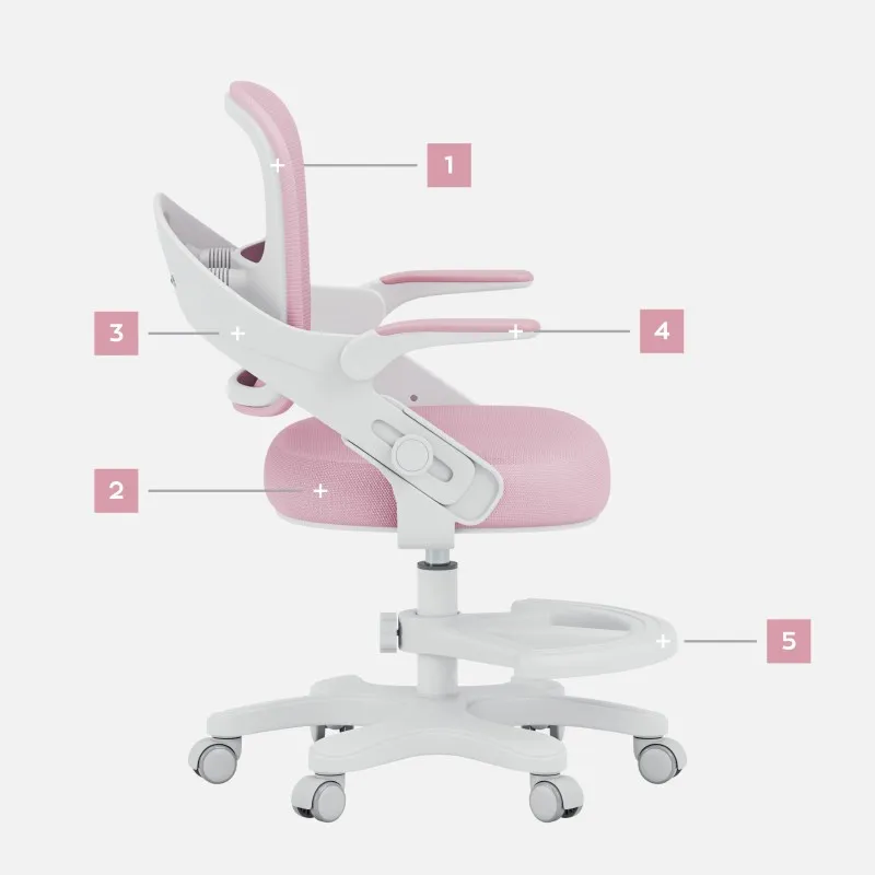Mark Adler Junior 4.3 Pink Kids Gaming Chair – view 12