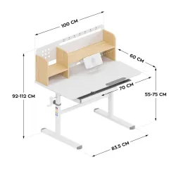 Mark Adler Study 5.7 Grey Children's Desk – view 19