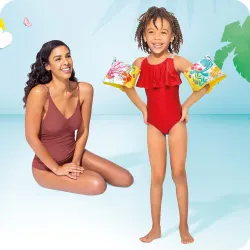 Children's swim arm bands, various colors, perfect for water fun and safety
