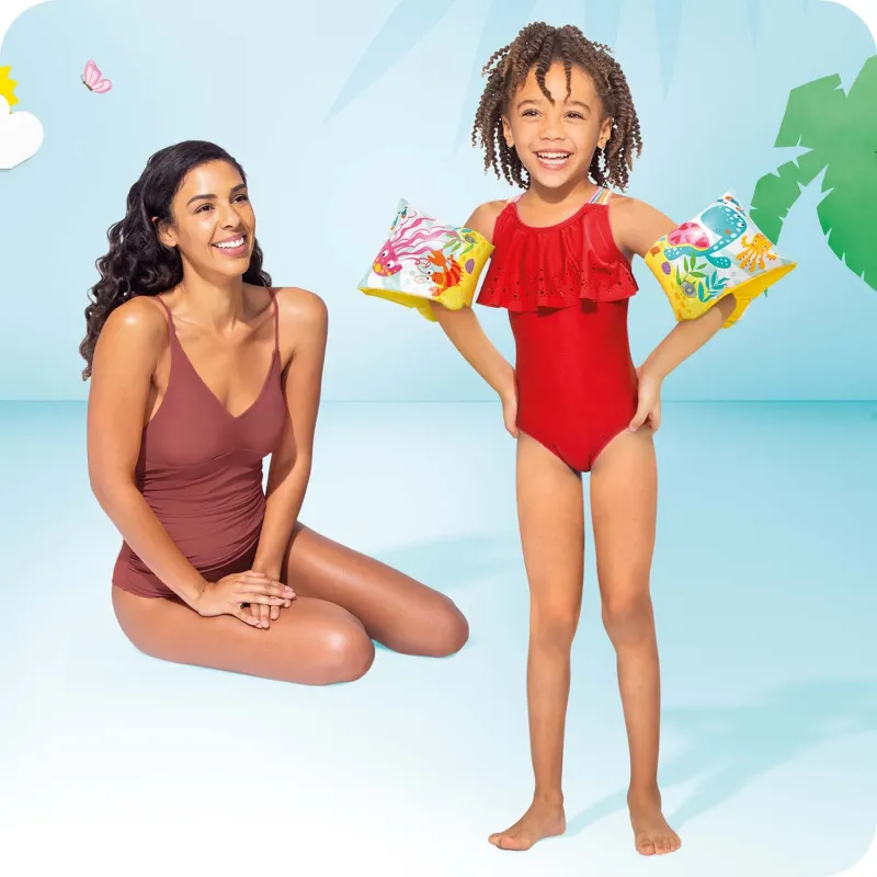 Children's swim arm bands, various colors, perfect for water fun and safety
