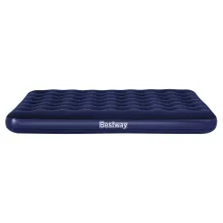 Easy to store double inflatable airbed 203x152x22 cm when deflated