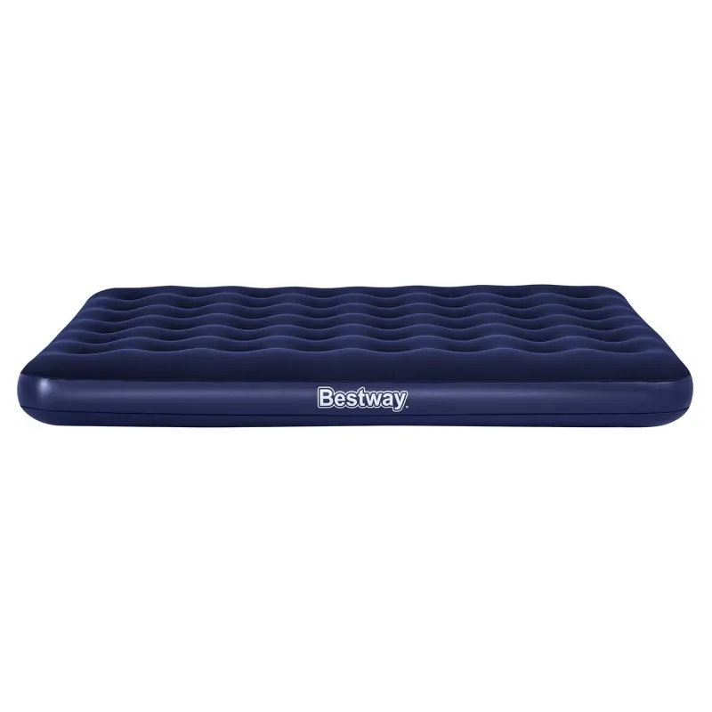 Easy to store double inflatable airbed 203x152x22 cm when deflated