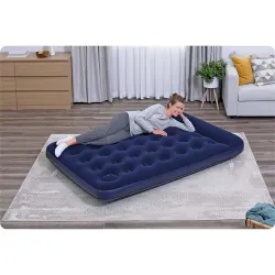Inflatable airbed, ideal for outdoor use, such as at a picnic