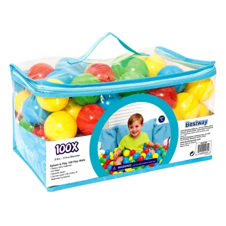 100 colorful balls for fun in the playground or paddling pool Bestway 52027
