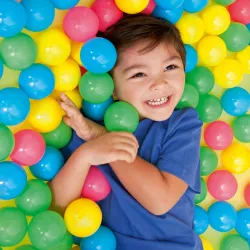 Set of 100 balls for kids' paddling pool fun Bestway 52027