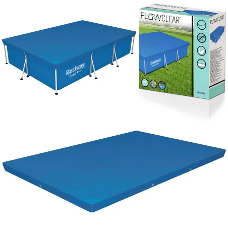 Durable pool cover for frame pool 300 x 201 cm, weather-resistant