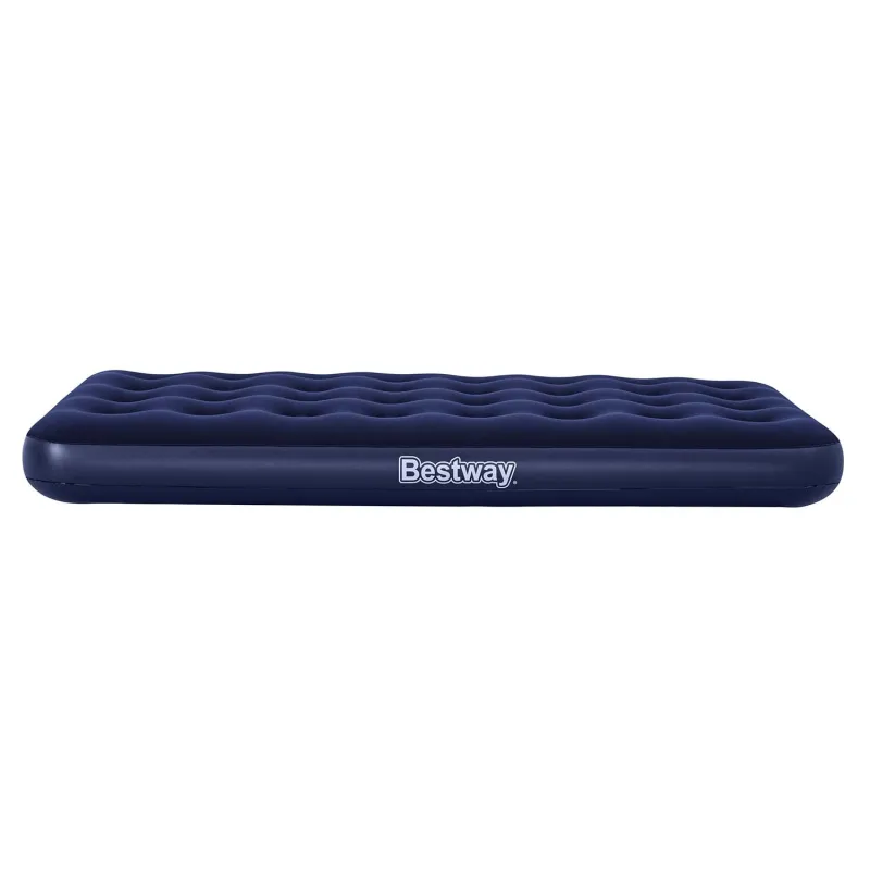 Inflatable airbed with a soft touch material, comfortable for users