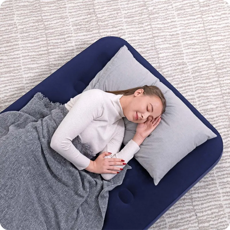 Perfect for garden or camping use, single inflatable airbed