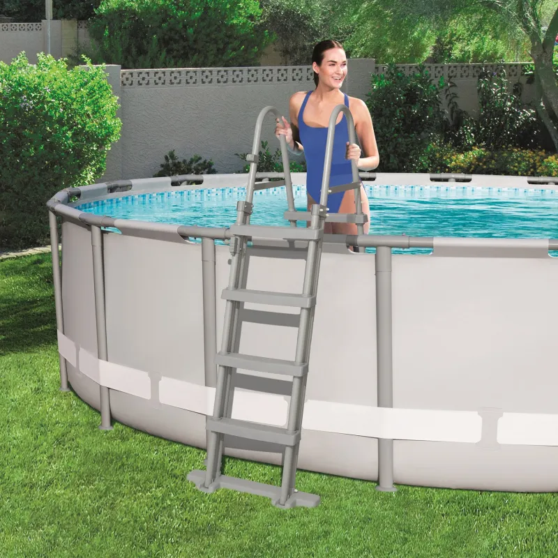 Pool ladder 122 cm, easy access to water in the garden
