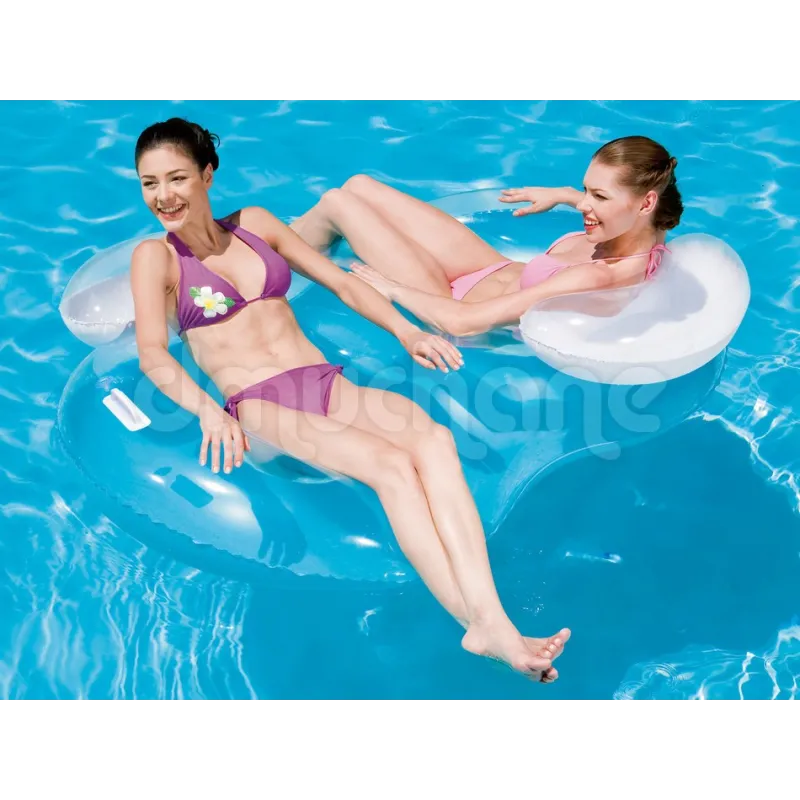 Stylish double floating chair perfect for pool or beach use