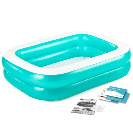 Family inflatable pool 201 x 150 x 51 cm made of durable PVC material