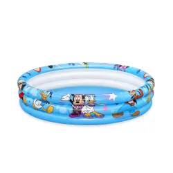 Durable inflatable pool made from tough material, resistant to damage