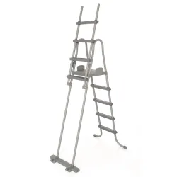 132 cm pool ladder with non-slip finish for safety