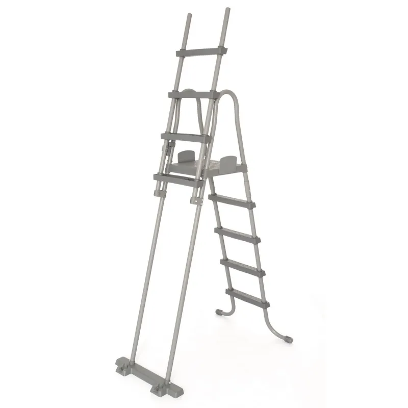 132 cm pool ladder with non-slip finish for safety