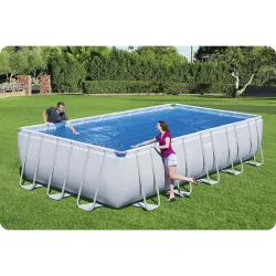 Solar cover for pools, UV resistant, easy to use