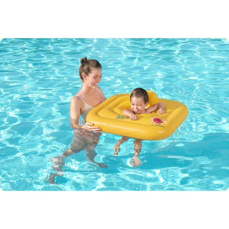 Inflatable swimming trainer ring, perfect for garden or pool use
