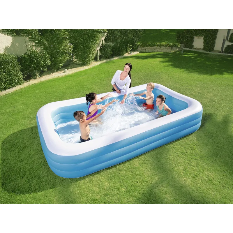 Made from durable material, inflatable pool for summer