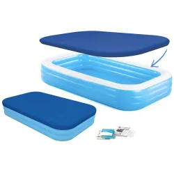 Ideal for garden fun, inflatable pool for the whole family