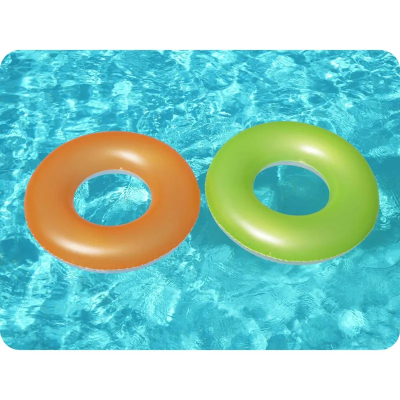 Orange beach ball 76 cm, perfect for kids to play in the water