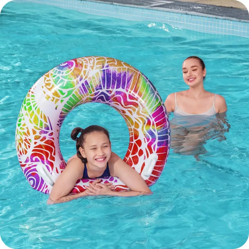 Smooth surface ring, comfortable and safe for children in the water