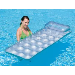 Colorful water mattress, perfect for the beach and pool