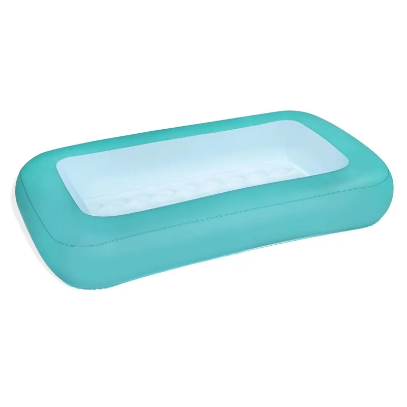 Perfect for kids' play, inflatable pool 165 x 104 x 25 cm for summer