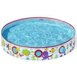 Inflatable Kids Pool Ring Fish 152 x 25 cm Bestway 55029
