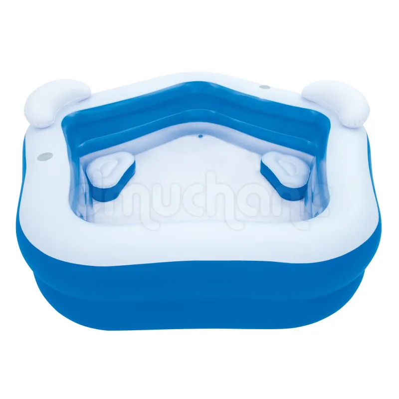 Durable inflatable pool made for summer enjoyment