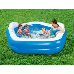 Easy to store inflatable pool, great for vacations