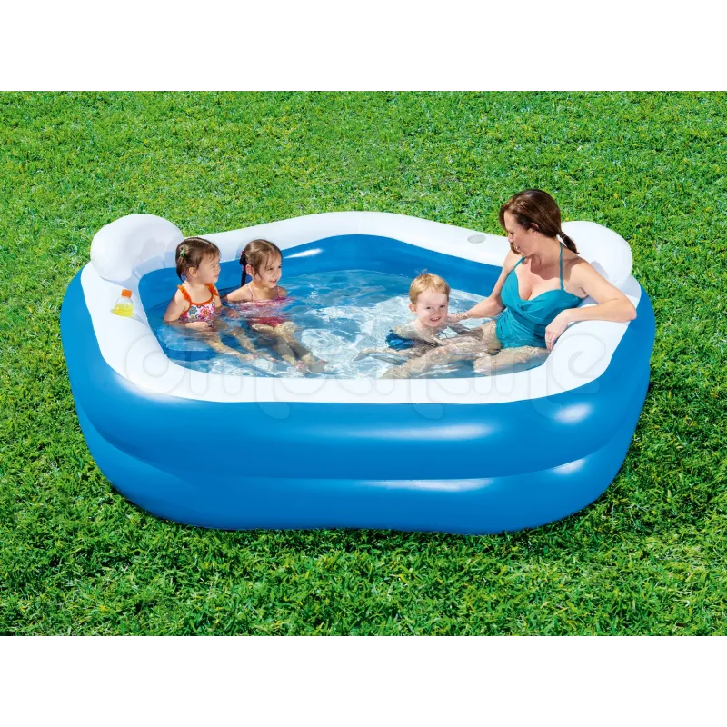 Easy to store inflatable pool, great for vacations