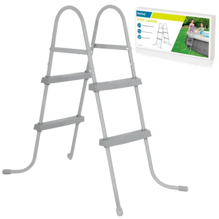 84 cm metal pool ladder, sturdy design for easy access to pools
