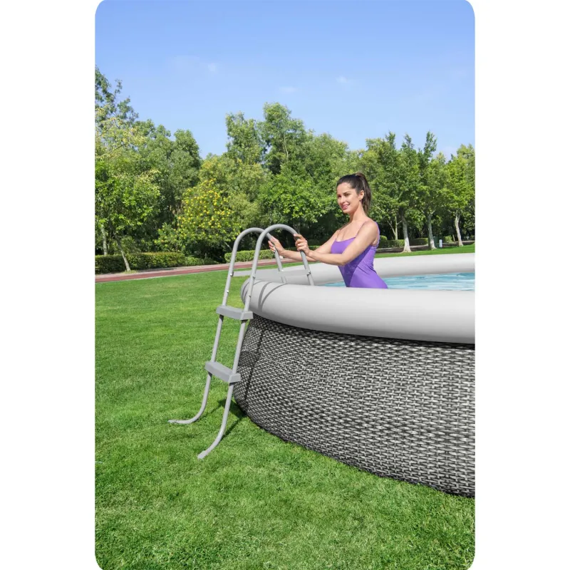 84 cm metal pool ladder, modern style for garden accessories