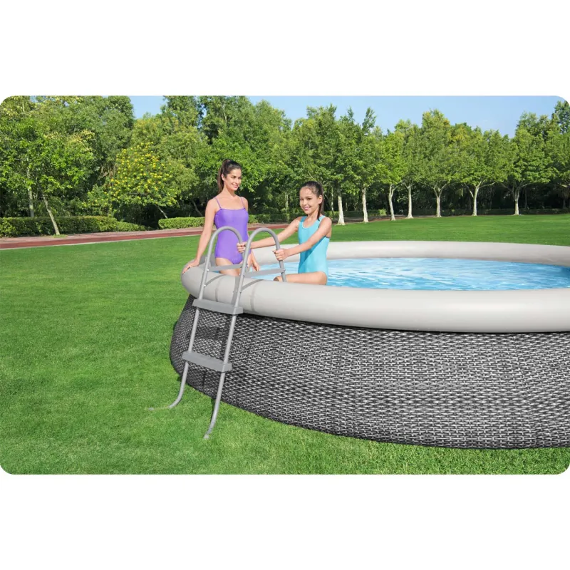 84 cm pool ladder, perfect for garden use, safe entry to the water