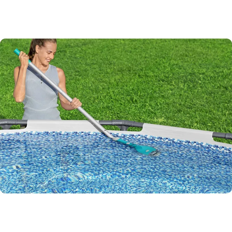 Bestway 58770 pool vacuum with powerful motor and ergonomic design for easy cleaning