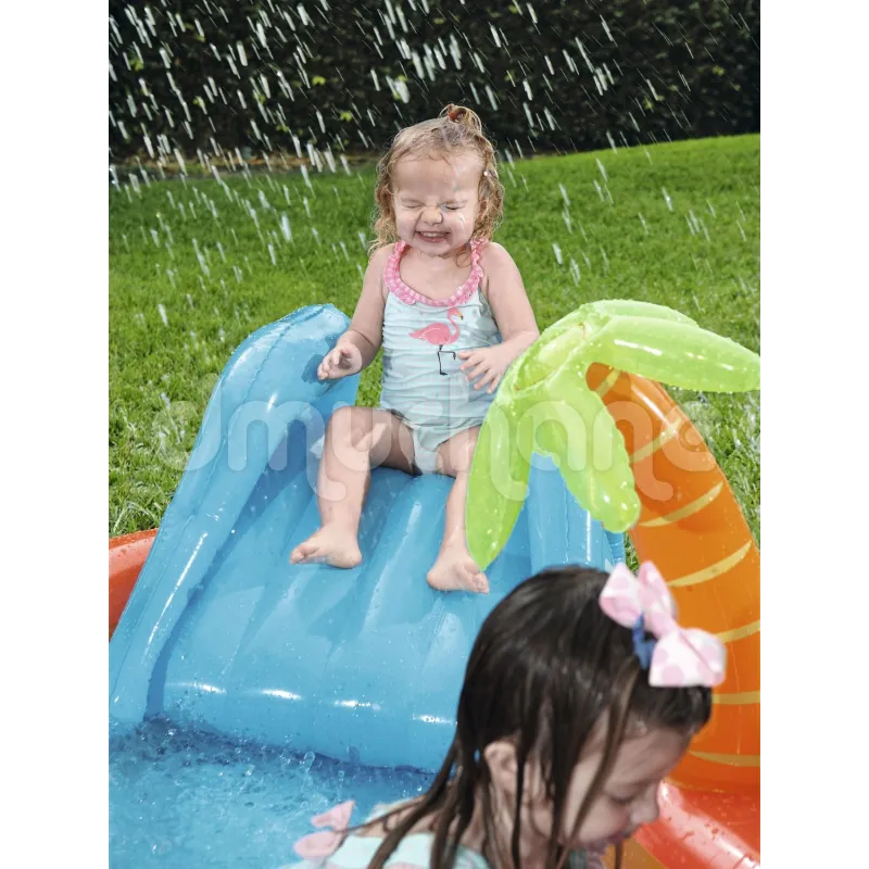 Lava Lagoon inflatable play center, excellent for water play for kids