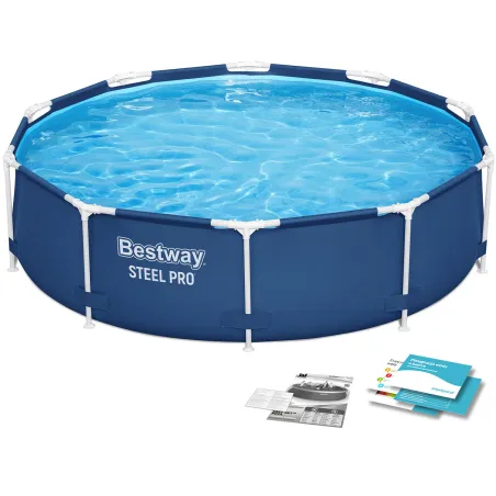 Frame garden pool 305 x 76 cm with a sturdy structure for summer fun