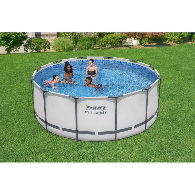 Durable garden frame pool 366 x 122 cm for family use